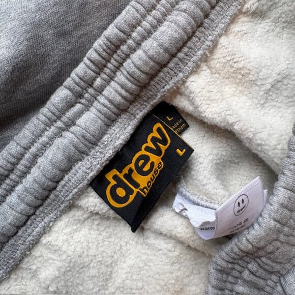 NWOT Drew House Gray Scribble Lounge Sweatpants, Size: Large - Picture 8 of 11